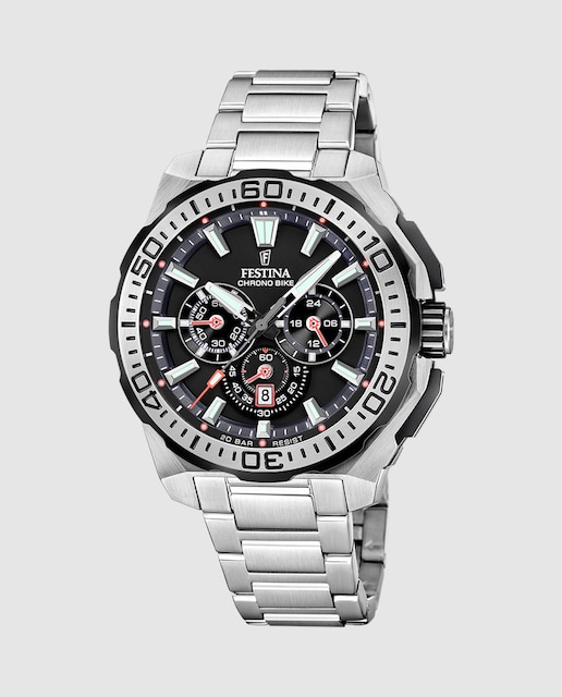 Imagen 0 de Reloj de hombre F20724/7 Chrono Bike de acero plata