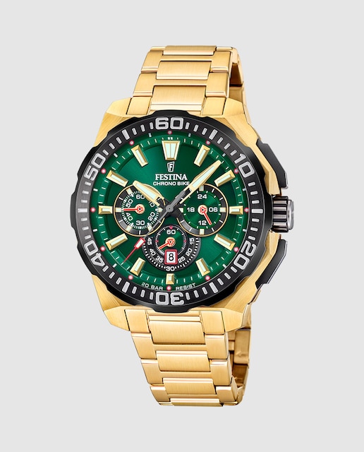 Imagen 0 de Reloj de hombre F20727/2 Chrono Bike de acero oro