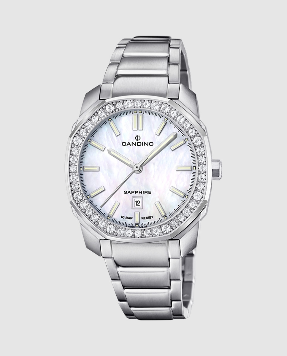 Imagen 1 de Reloj de mujer c4756/7 icon de acero - Candino - Plata Plata