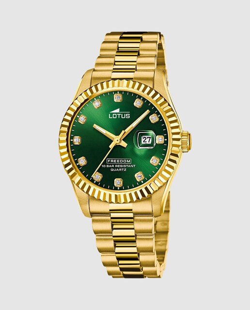 Imagen 0 de Reloj de hombre 19005/3 Freedom de acero oro