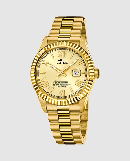 Imagen 0 de Reloj de hombre 19005/1 Freedom de acero oro