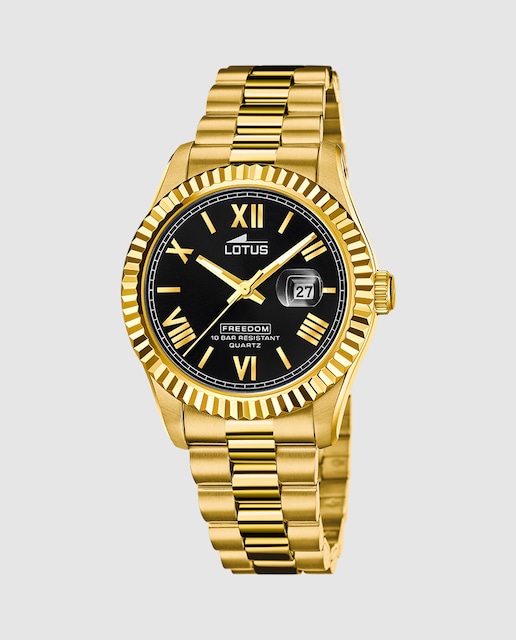 Imagen 0 de Reloj de hombre 19005/2 Freedom de acero oro