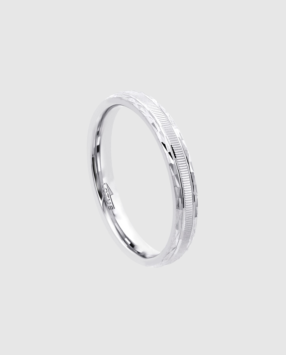Anillo lotus silver lp3861-3 love ring de plata acabado mate - Plata Plata-2