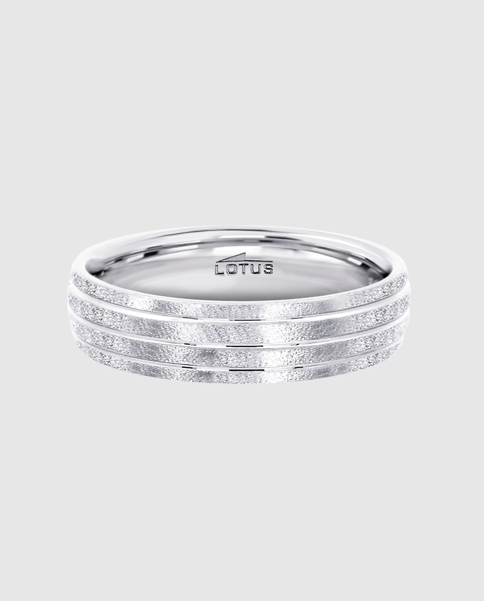 Anillo lotus silver lp3866-3 love ring de plata acabado mate - Plata Plata-3