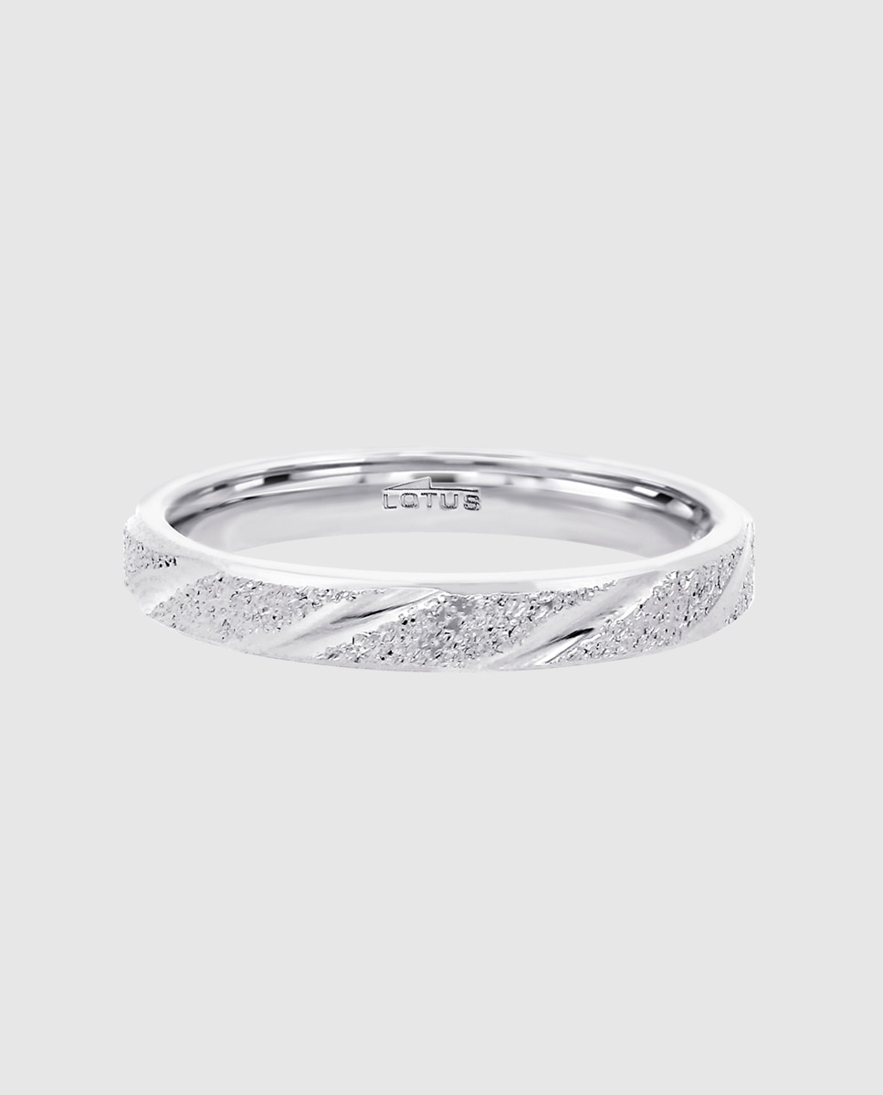 Anillo lotus silver lp3865-3 love ring de plata acabado mate - Plata Plata-3