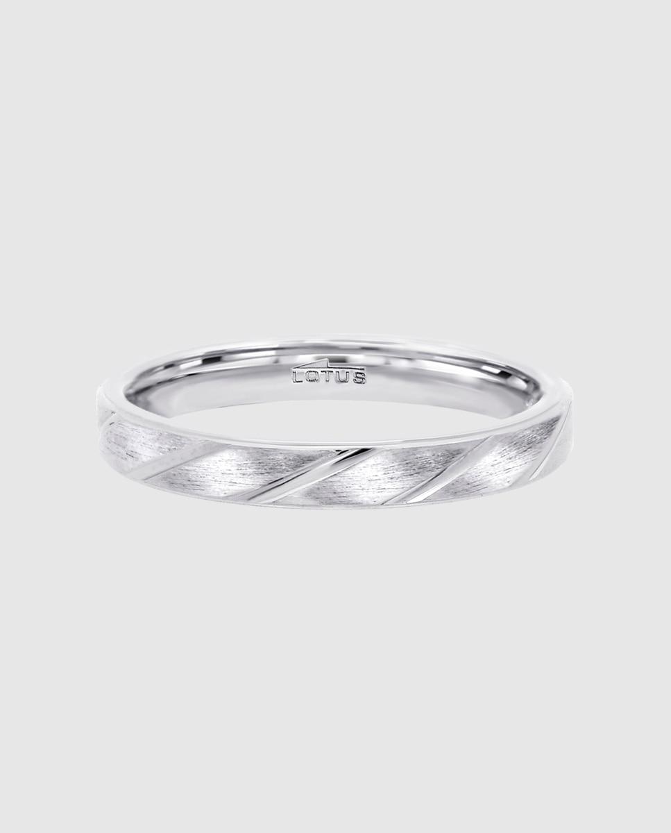 Anillo lotus silver lp3862-3 love ring de plata acabado mate - Plata Plata-3