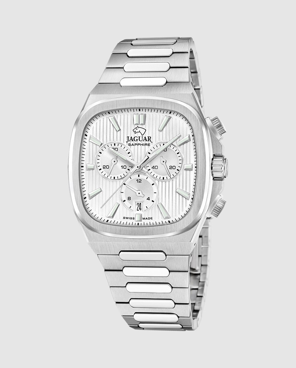 Imagen 0 de Reloj de hombre j1048/1 rondcarre de acero plata Plata