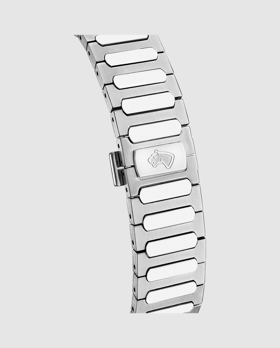 Reloj de hombre j1048/4 rondcarre de acero - Jaguar - Plata Plata-2