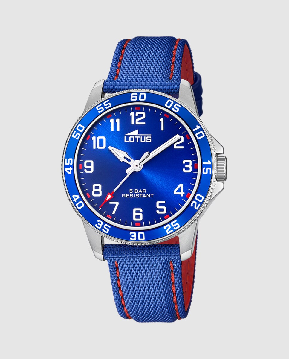 Reloj infantil 18787/5 junior collection de piel azul con pulsera de regalo - LOTUS - Azul marino Azul marino-2