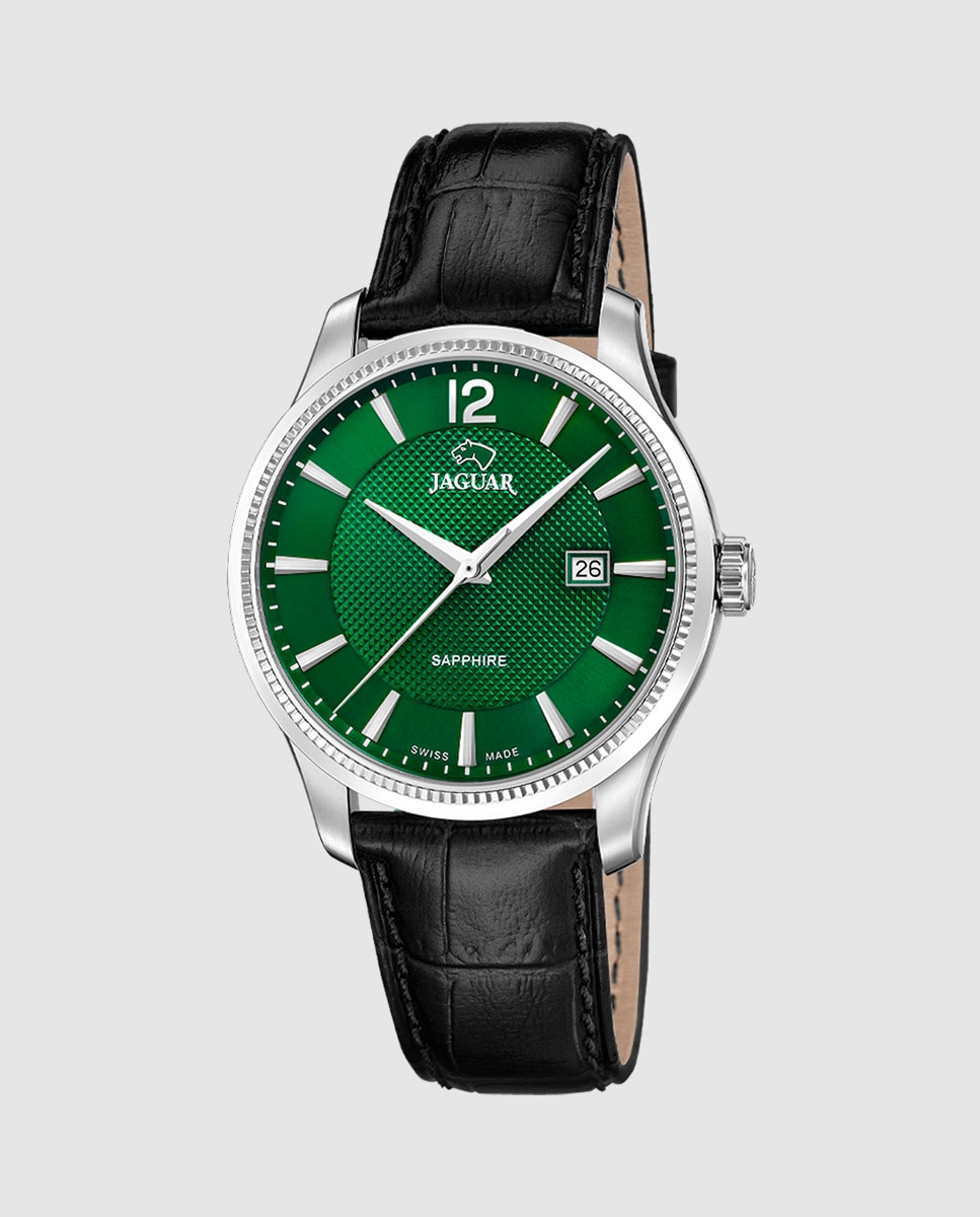 Imagen 0 de Reloj de hombre j1042/6 essentia de piel negro Negro