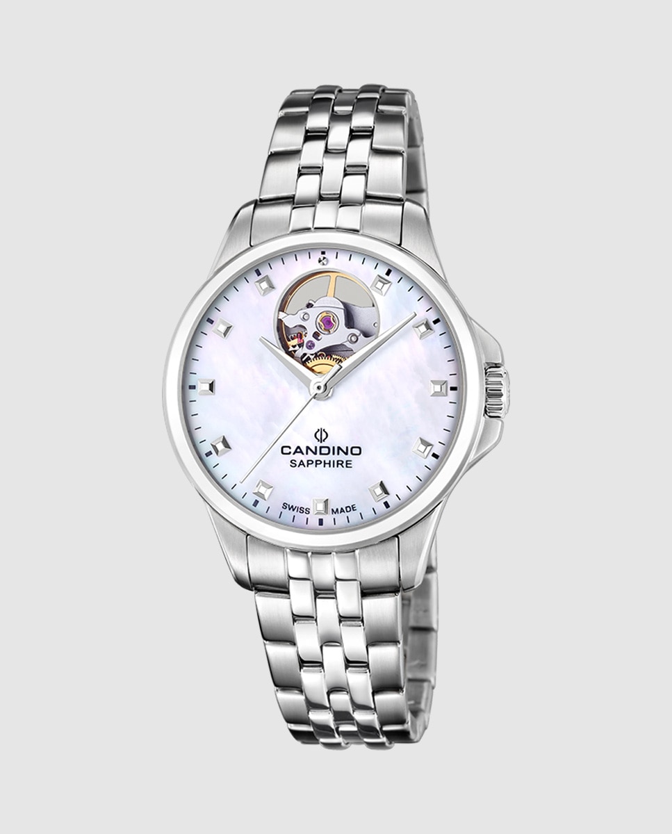 Reloj de mujer c4770/a automatic de acero - Candino - Plata Plata-1