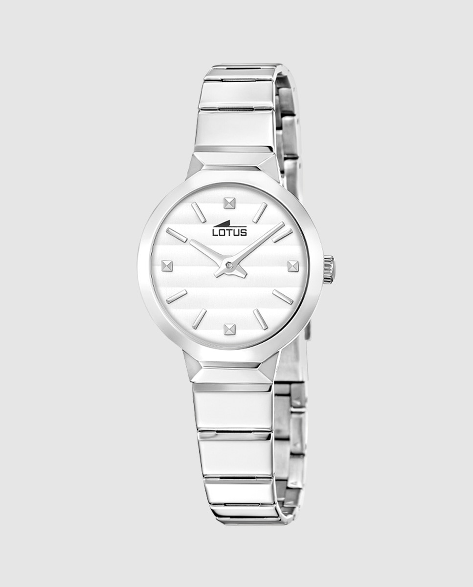 Reloj de mujer 19026/1 old money de acero - LOTUS - Plata Plata-1