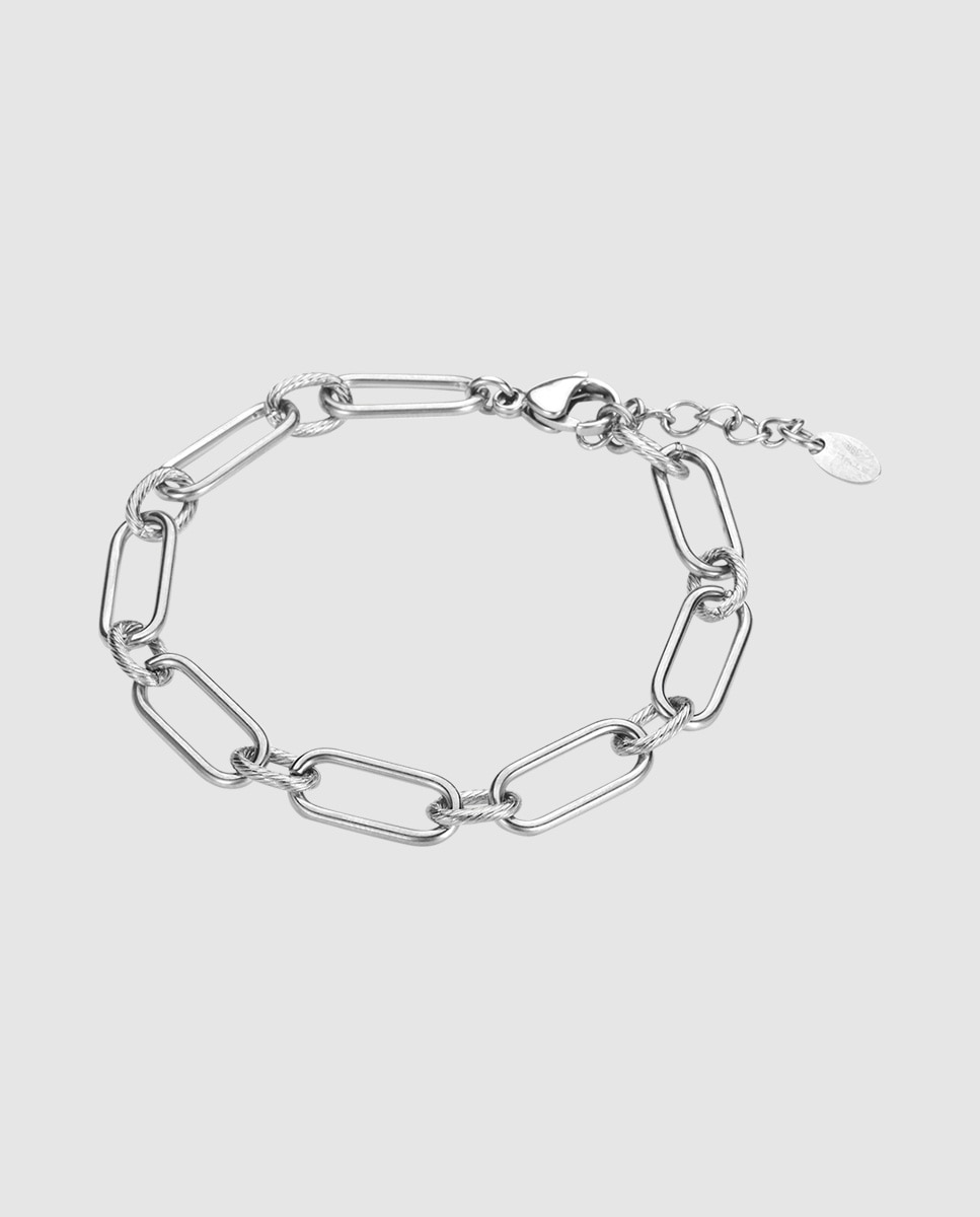 Reloj de mujer 19020/1 2gether en acero plateado con pulsera de acero de regalo - LOTUS - Plata Plata-3