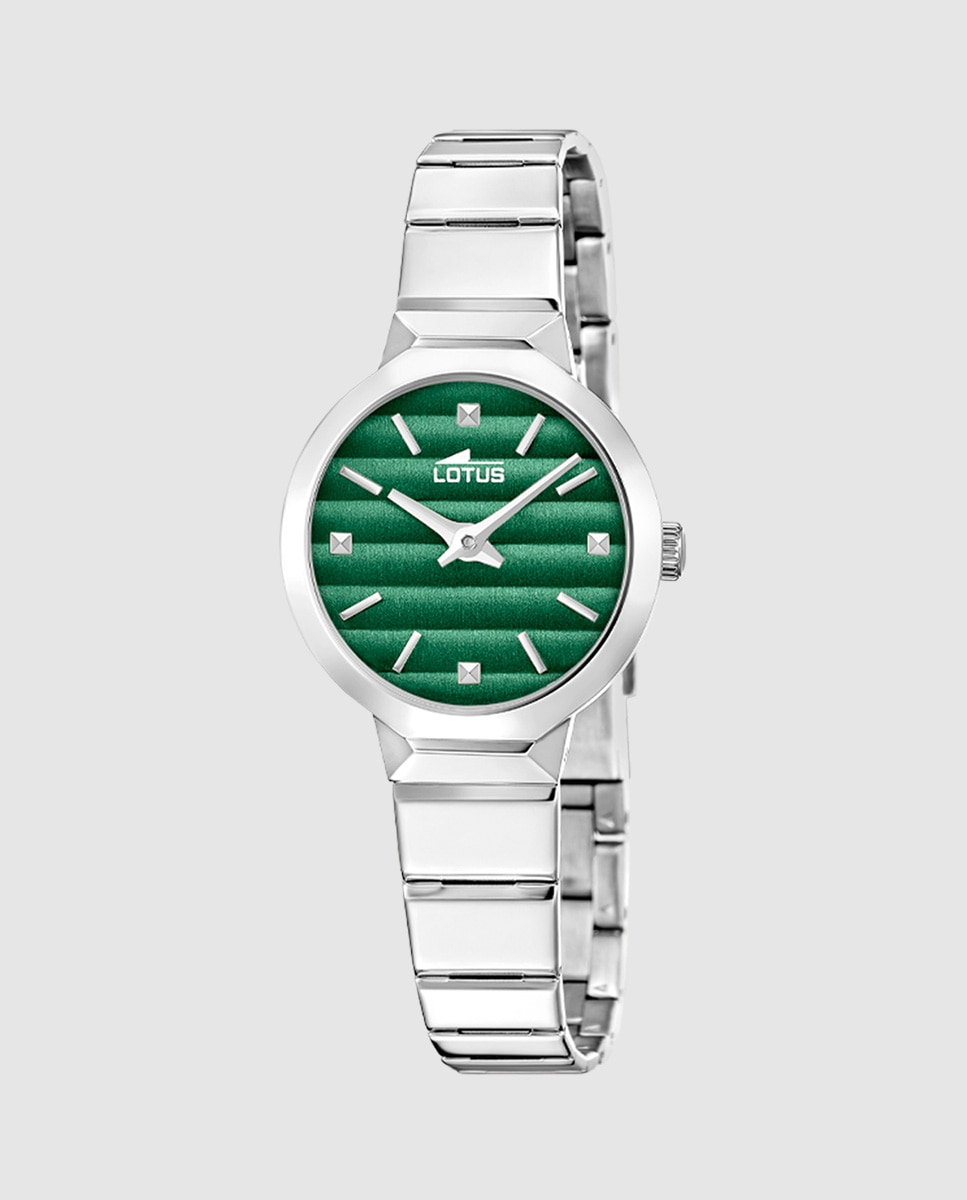 Reloj de mujer 19026/5 old money de acero - LOTUS - Plata Plata-1