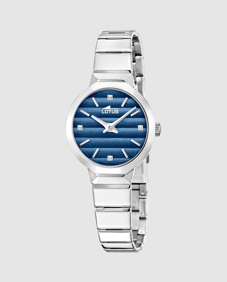 Reloj de mujer 19026/4 old money de acero - LOTUS - Plata Plata-1