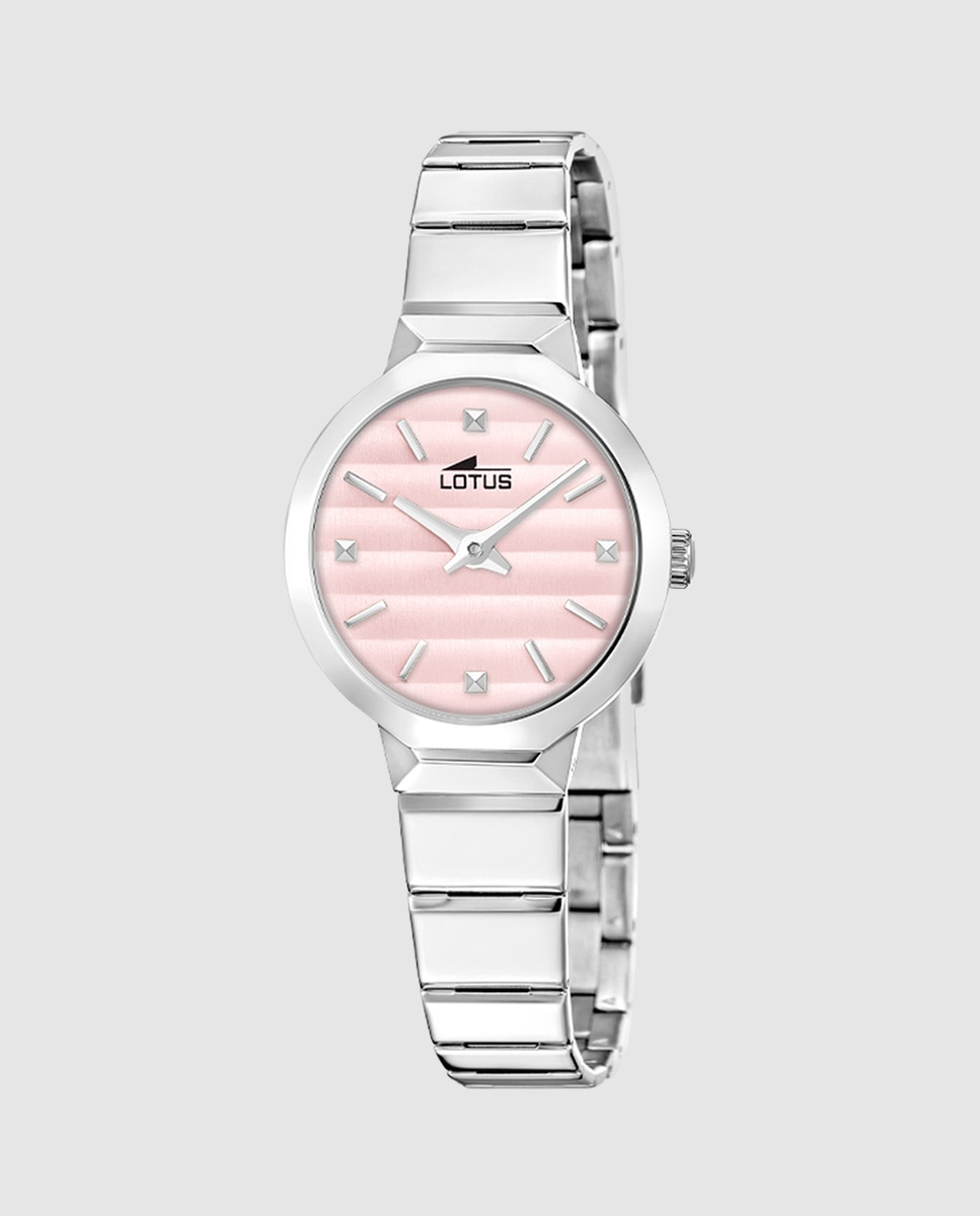 Reloj de mujer 19026/2 old money de acero plata - LOTUS - Plata / Rosa Plata / Rosa-1