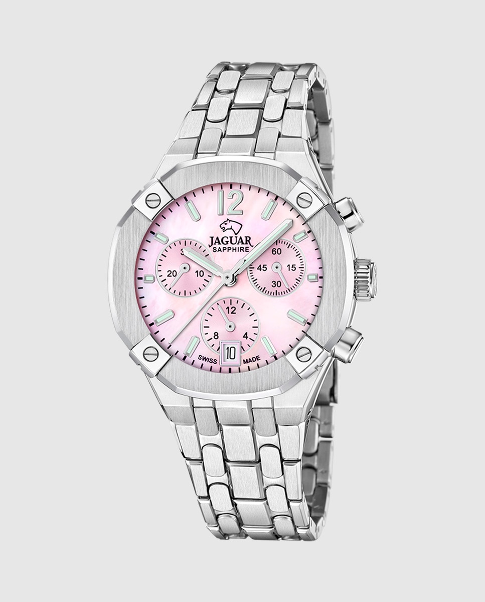 Imagen 0 de Reloj de mujer j1053/3 diplomatic de acero plateado Plateado