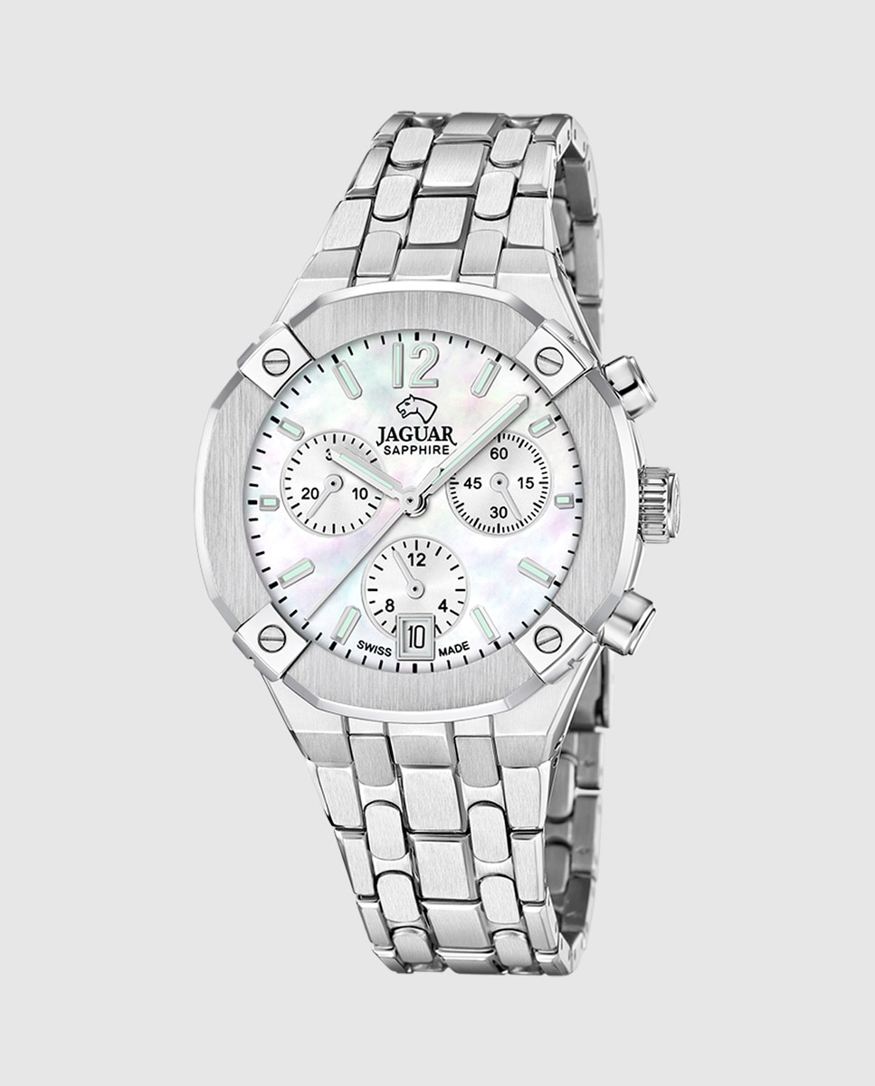 Imagen 0 de Reloj de mujer j1053/1 diplomatic de acero plateado Plateado