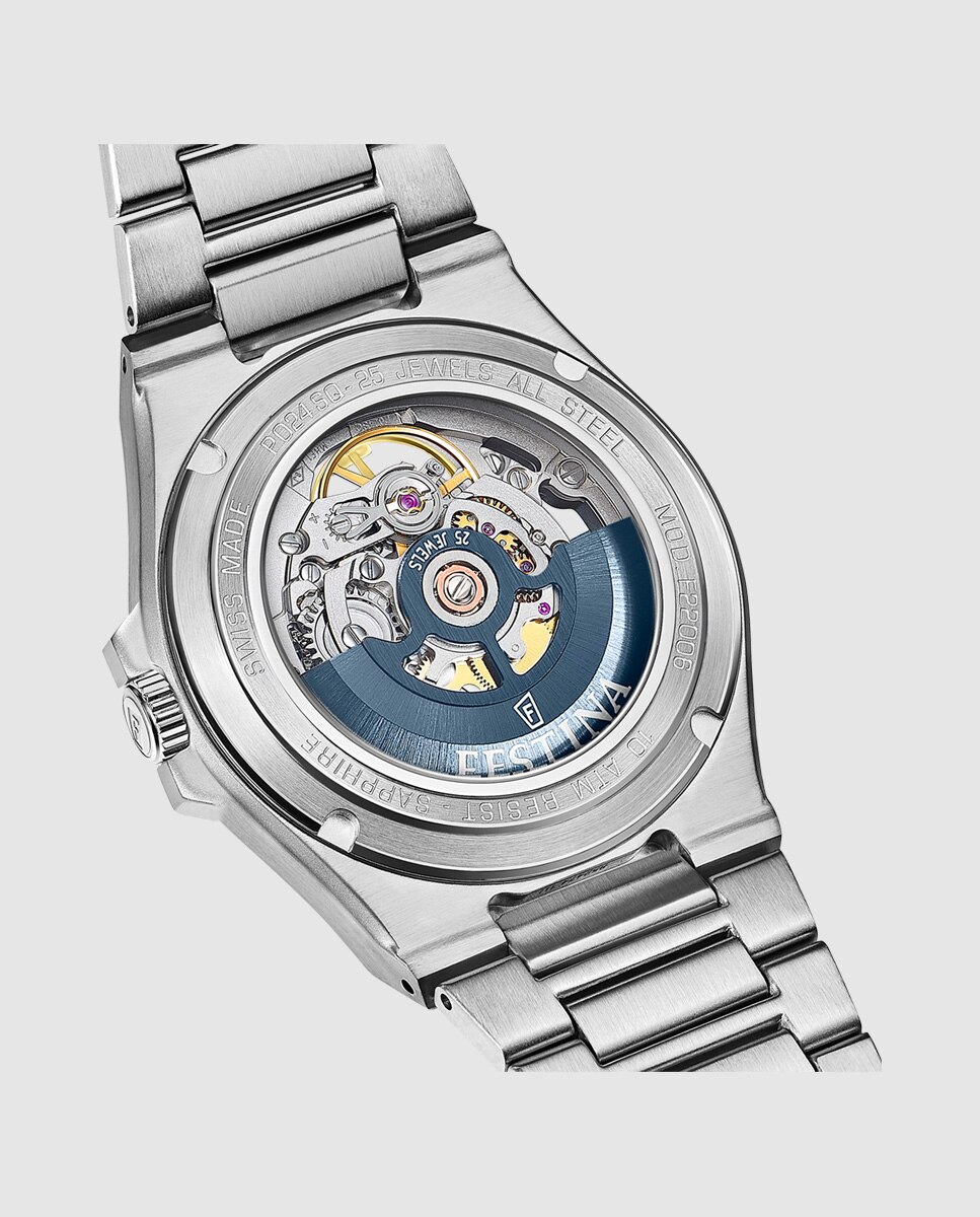 Reloj de hombre f22006/1 swiss made automatico - Festina - Plateado Plateado-3