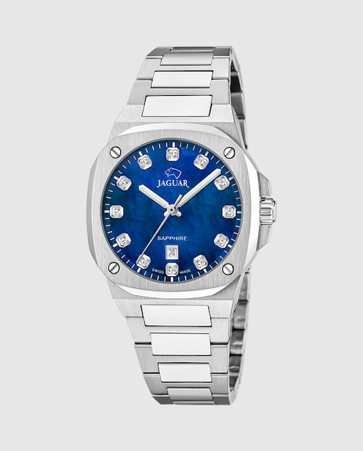 Imagen 0 de Reloj de mujer J1027/7 Rondcarre de acero plata