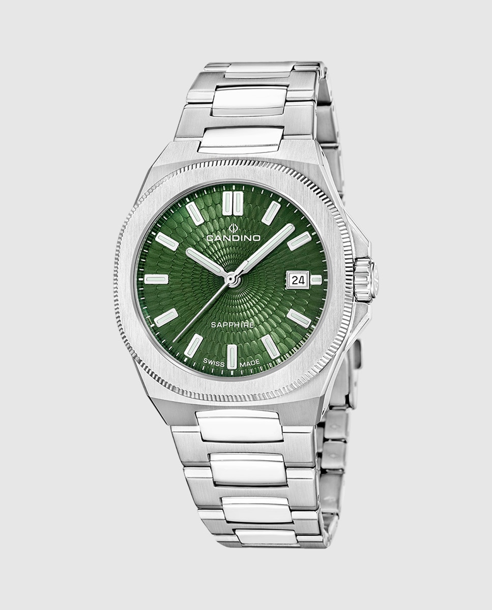 Imagen 0 de Reloj de hombre c4799 3 couple classic de acero plata Plata