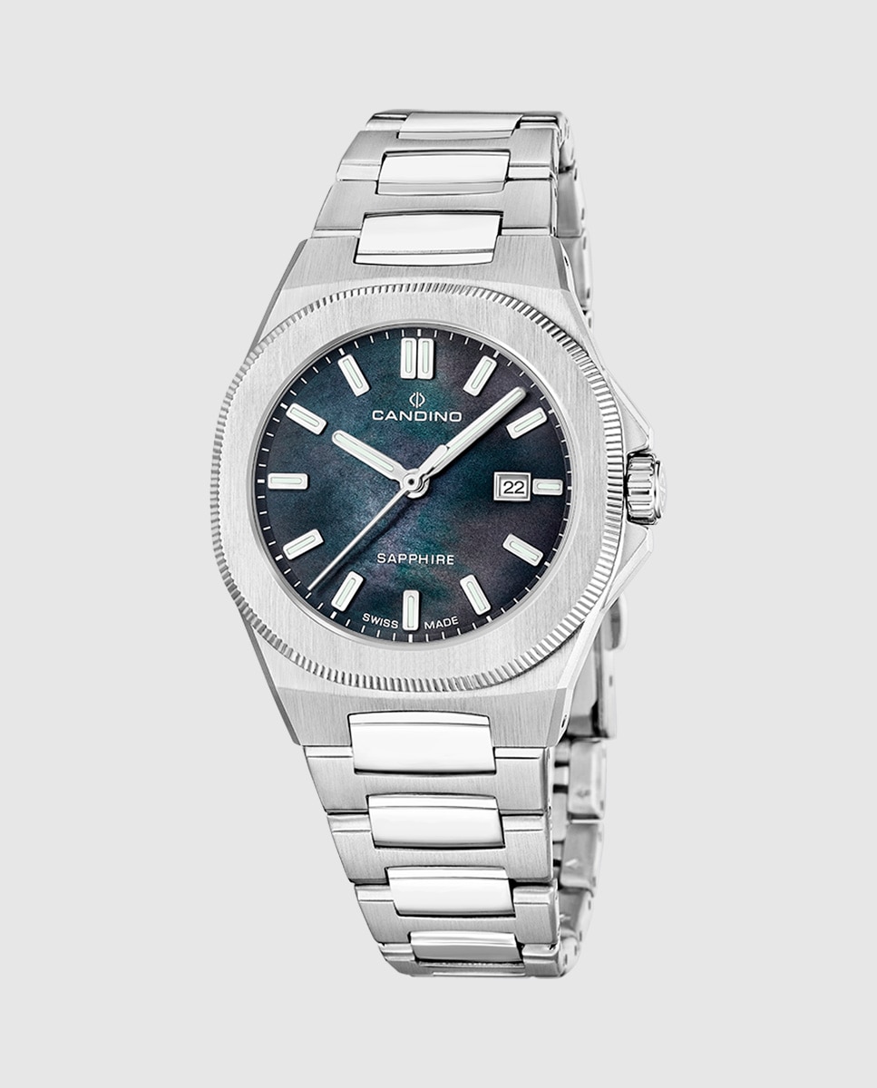 Imagen 0 de Reloj de mujer c4800/3 couple classic de acero plata Plata