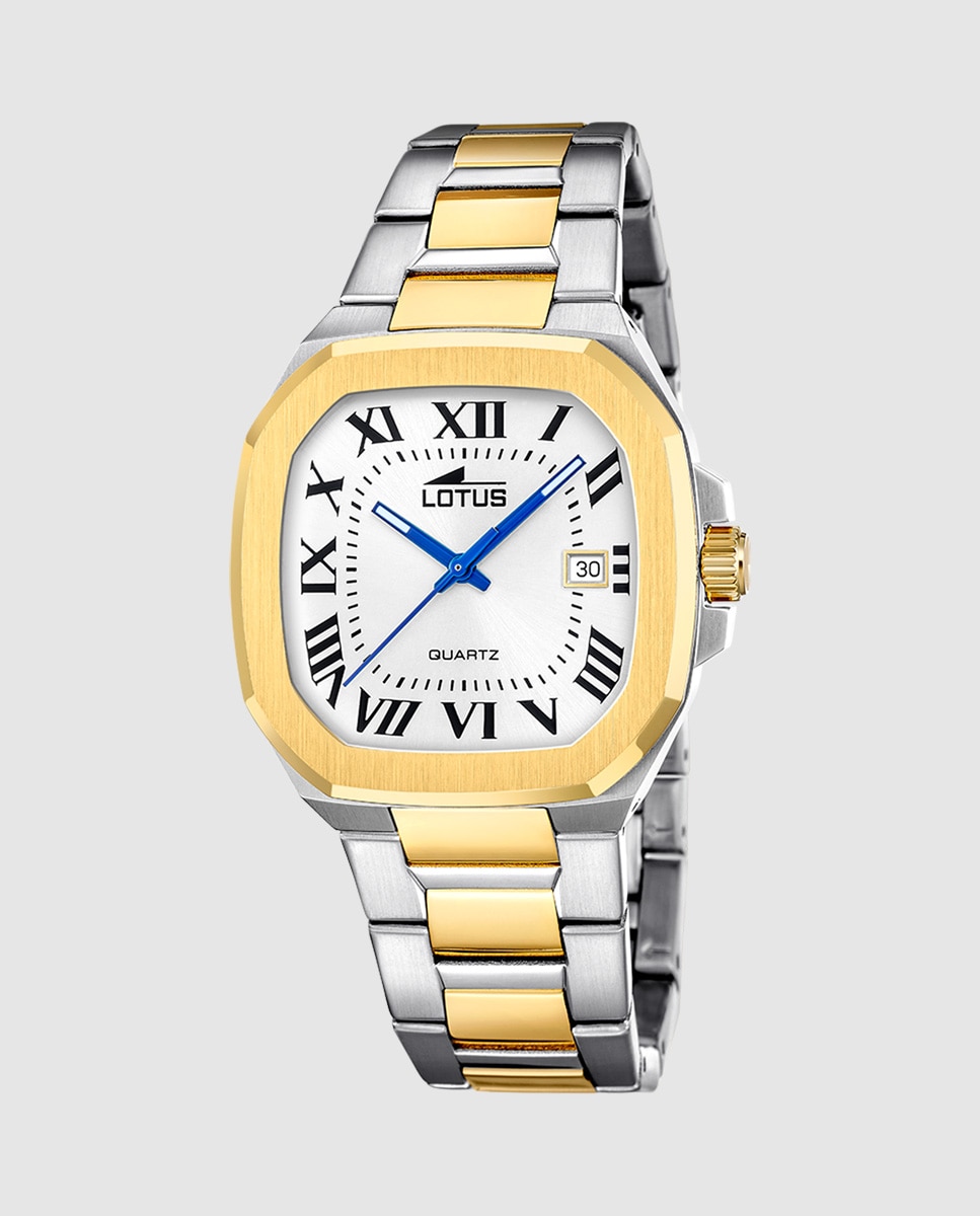 Imagen 0 de Reloj de hombre 19048/1 square series de acero multicolor Multicolor