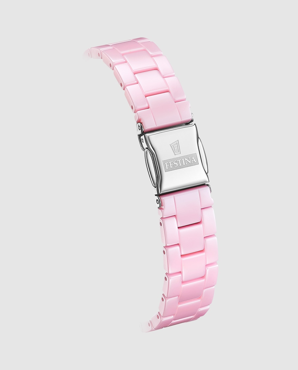 Reloj analógico de mujer f20751 2 ceramic de cerámica rosa - Festina - Rosa claro Rosa claro-5