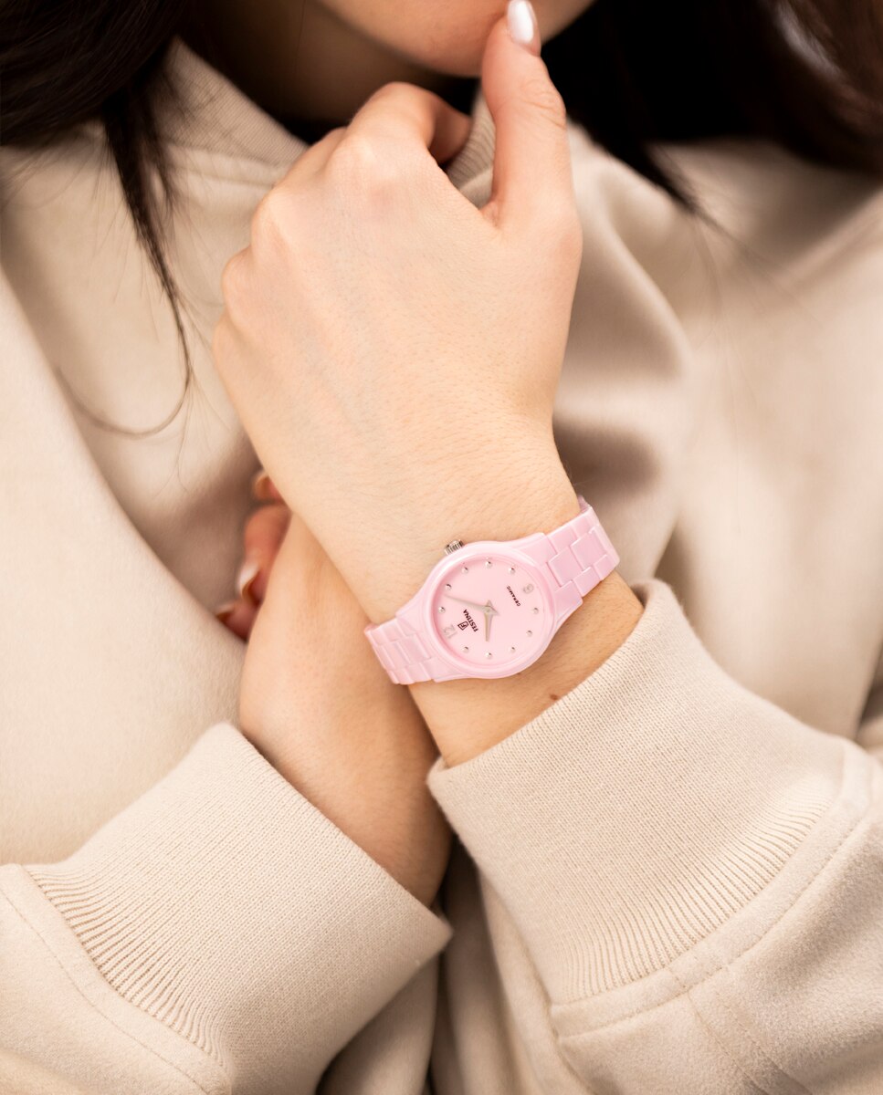 Reloj analógico de mujer f20751 2 ceramic de cerámica rosa - Festina - Rosa claro Rosa claro-6