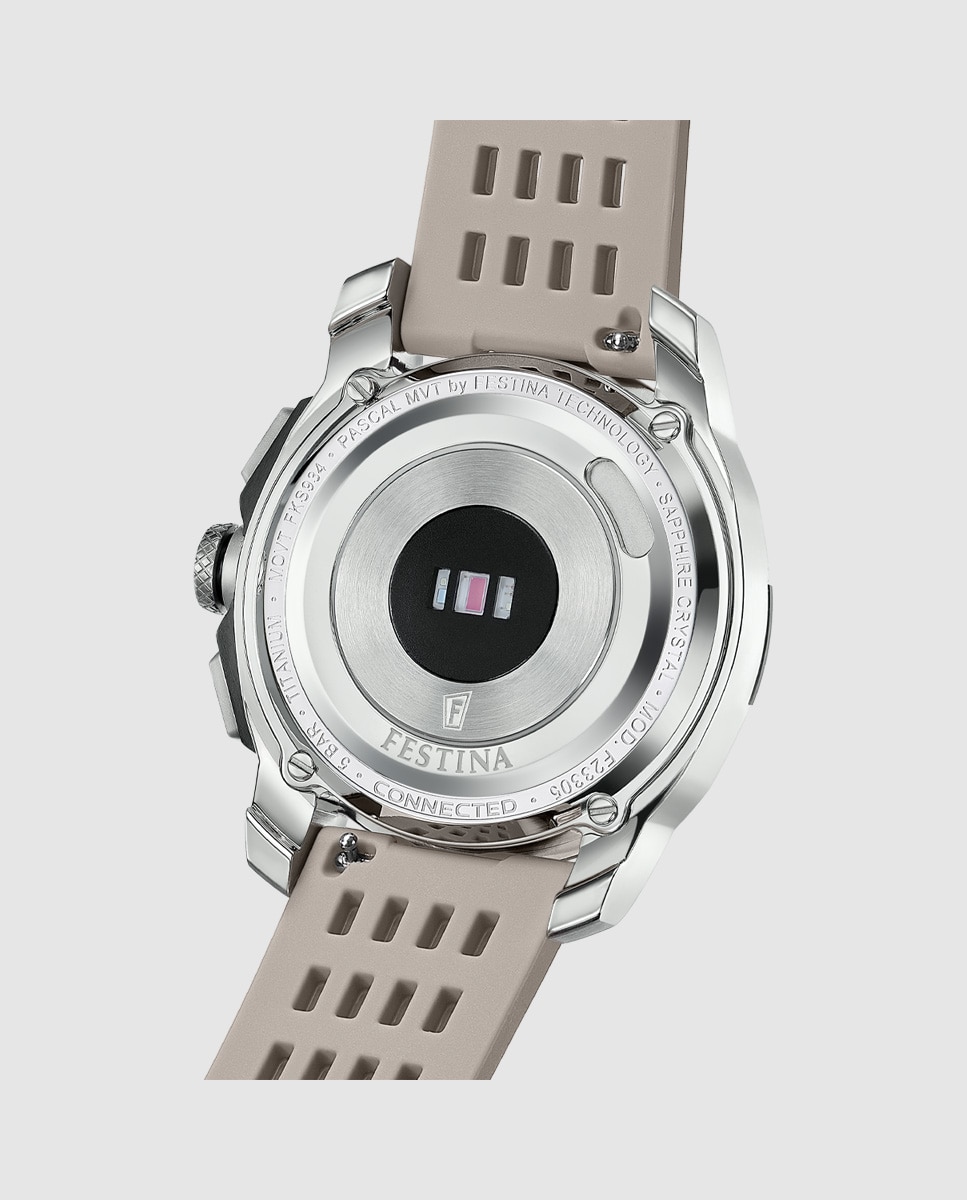 Smartwatch de hombre f23305 7 connected full d de caucho - Festina - Gris Gris-5