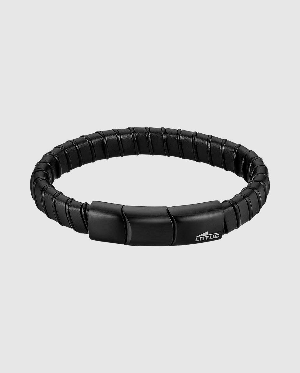 Imagen 0 de Pulsera de hombre lotus style ls2534-2/1 urban man acabado mate Negro
