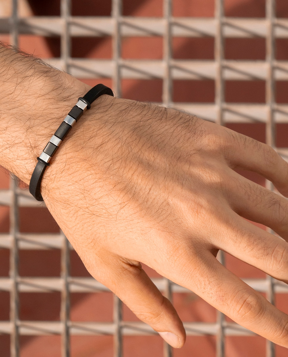 Pulsera de hombre lotus style ls2538-2/3 silent impact - Plata Plata-2