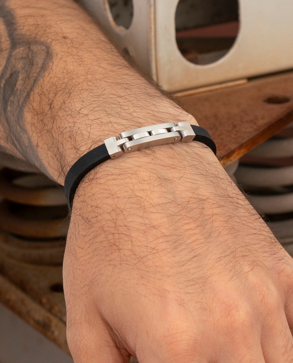 Pulsera de hombre lotus style ls2540-2/1 silent impact - Plata Plata-2