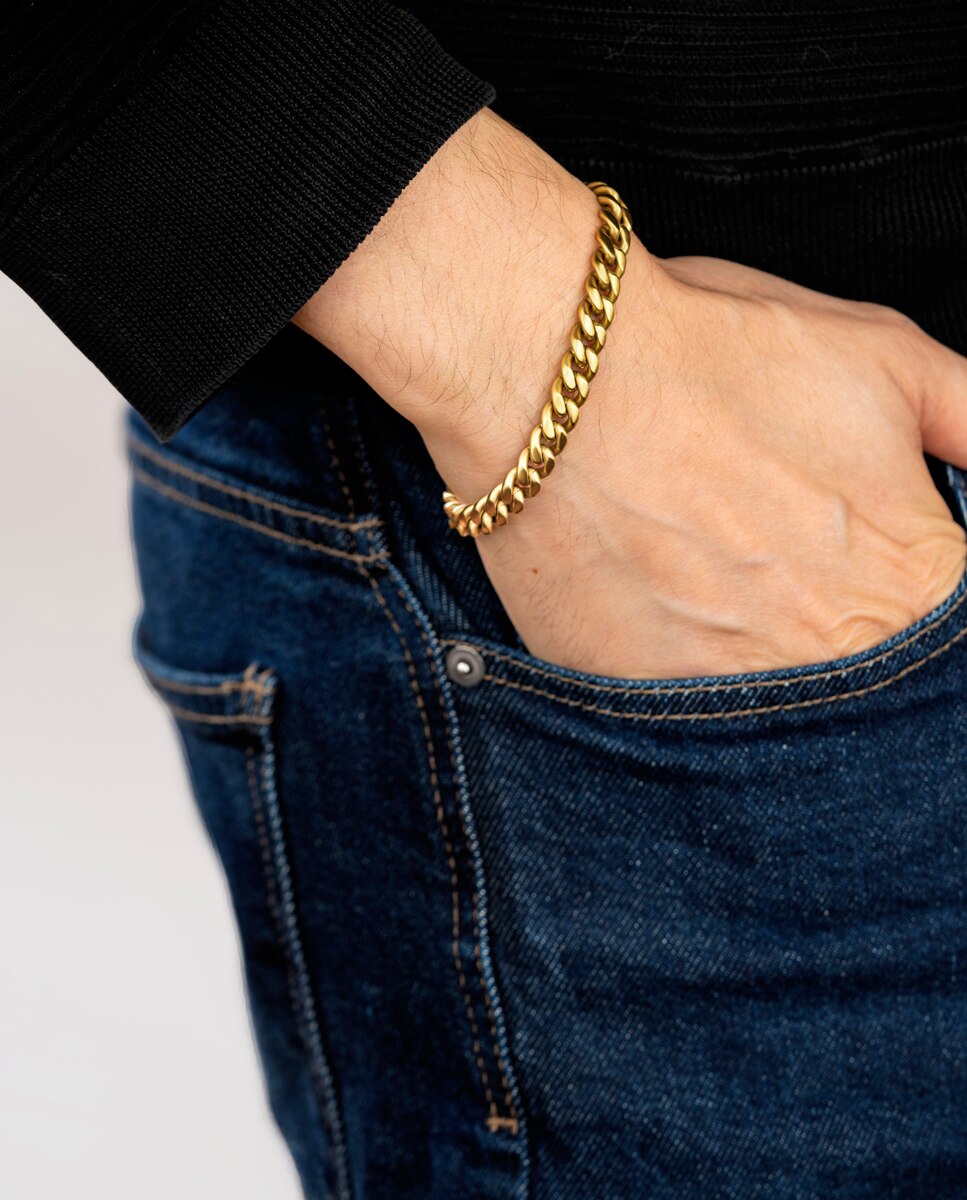 Pulsera de hombre lotus style ls2597-2/2 urban man acabado mate - Oro Oro-2