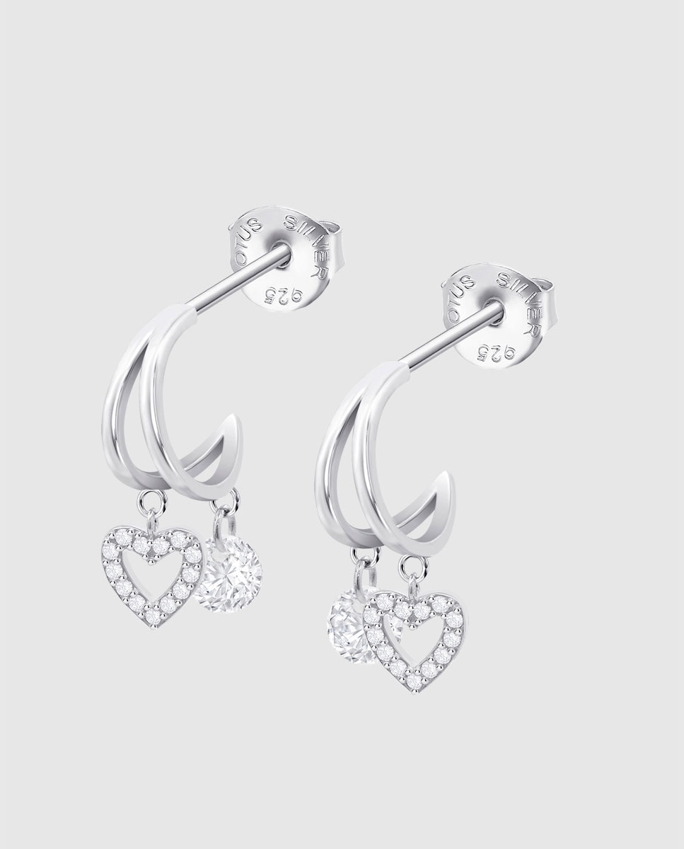 Imagen 1 de Pendiente largo lotus silver lp3937-4 1 trendy de plata acabado brillo - Plata Plata