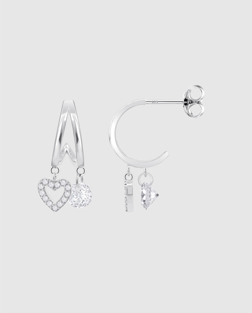 Imagen 2 de Pendiente largo lotus silver lp3937-4 1 trendy de plata acabado brillo - Plata Plata