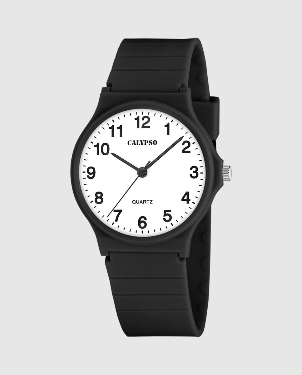 Reloj analógico de mujer K5880 5 Sweet Time de caucho - Calypso - Negro Negro-1