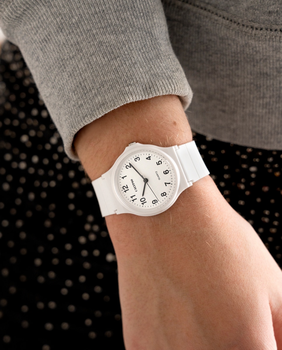 Reloj analógico de mujer K5880 1 Sweet Time de caucho - Calypso - Blanco Blanco-2