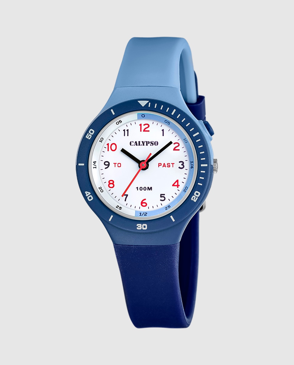 Reloj analógico unisex k5882 3 my first watch de caucho - Calypso - Azul Azul-1