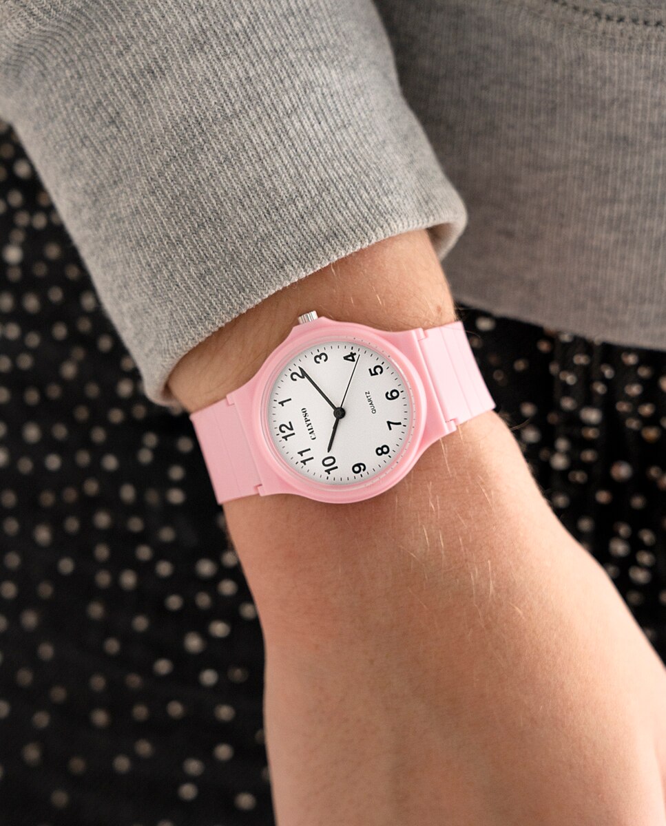 Reloj analógico de mujer K5880 2 Sweet Time de caucho - Calypso - Rosa Rosa-2