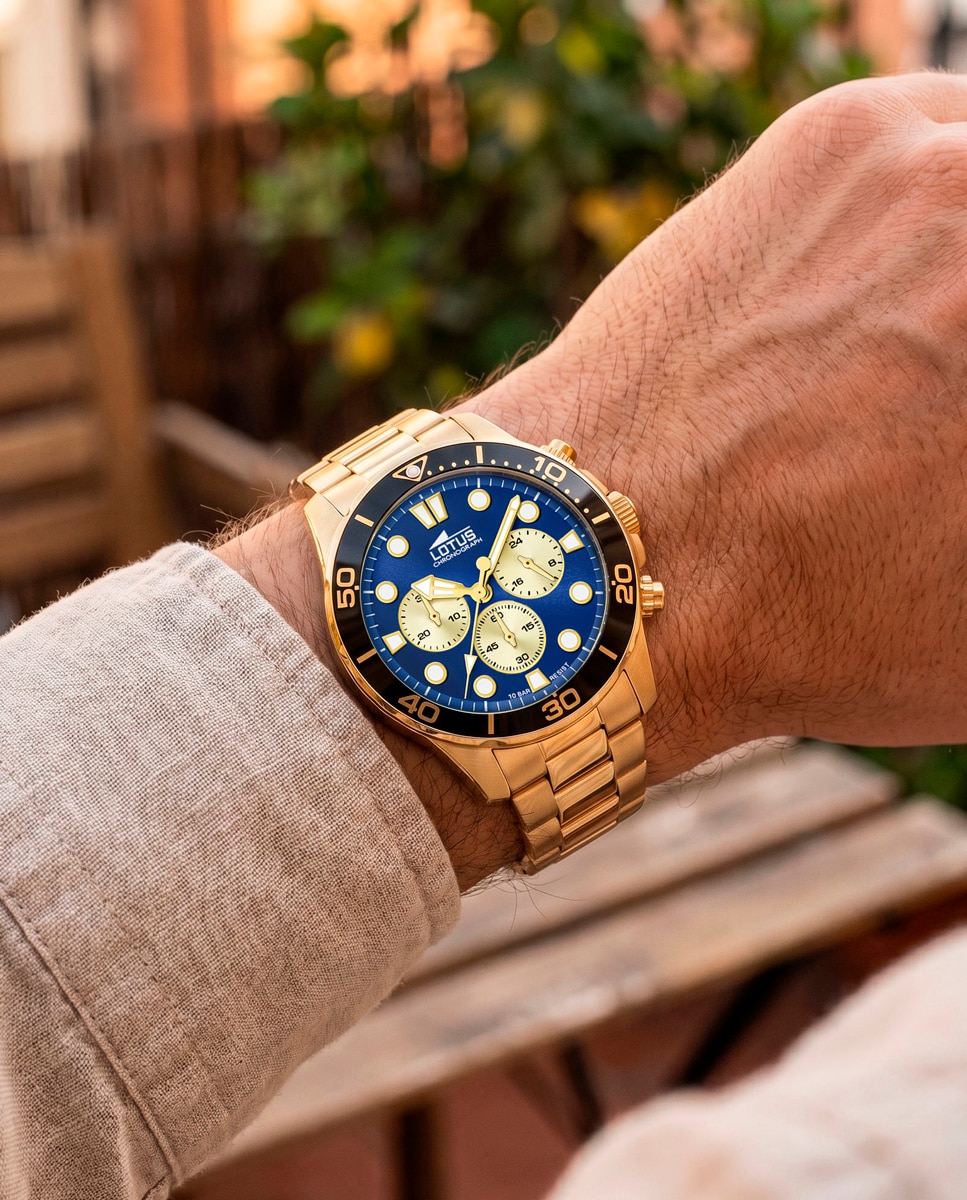 Reloj de hombre 18758/7 excellent de acero inoxidable - LOTUS - Plateado Plateado-4
