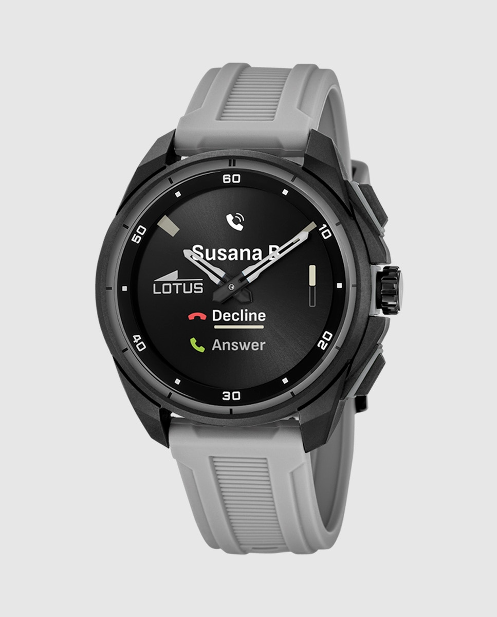 Reloj smartwatch unisex 20002/1 connected full d de caucho - LOTUS - Gris Gris-1