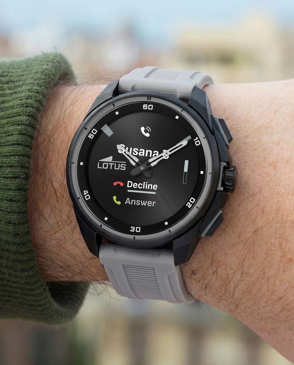 Reloj smartwatch unisex 20002/1 connected full d de caucho - LOTUS - Gris Gris-6