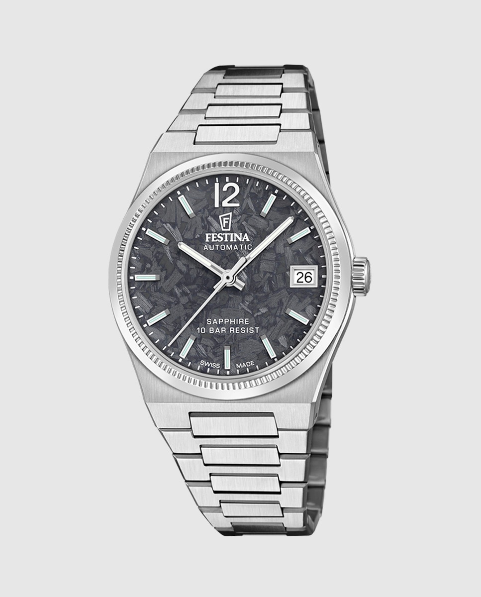 Imagen 0 de Reloj de mujer f20029/c swiss made automatico Plateado