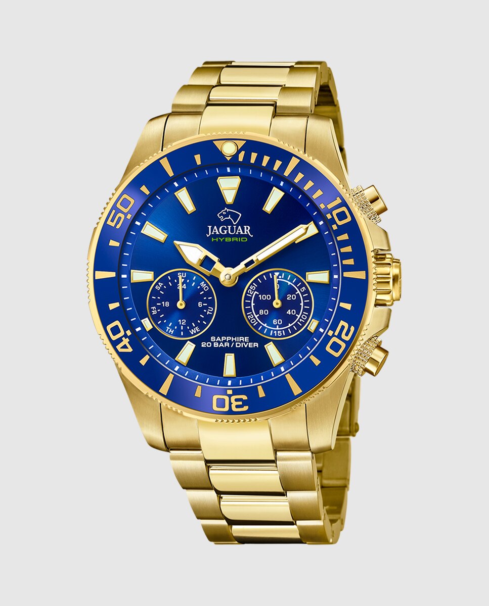 Imagen 0 de Smartwatch de hombre j899 b de acero oro Oro