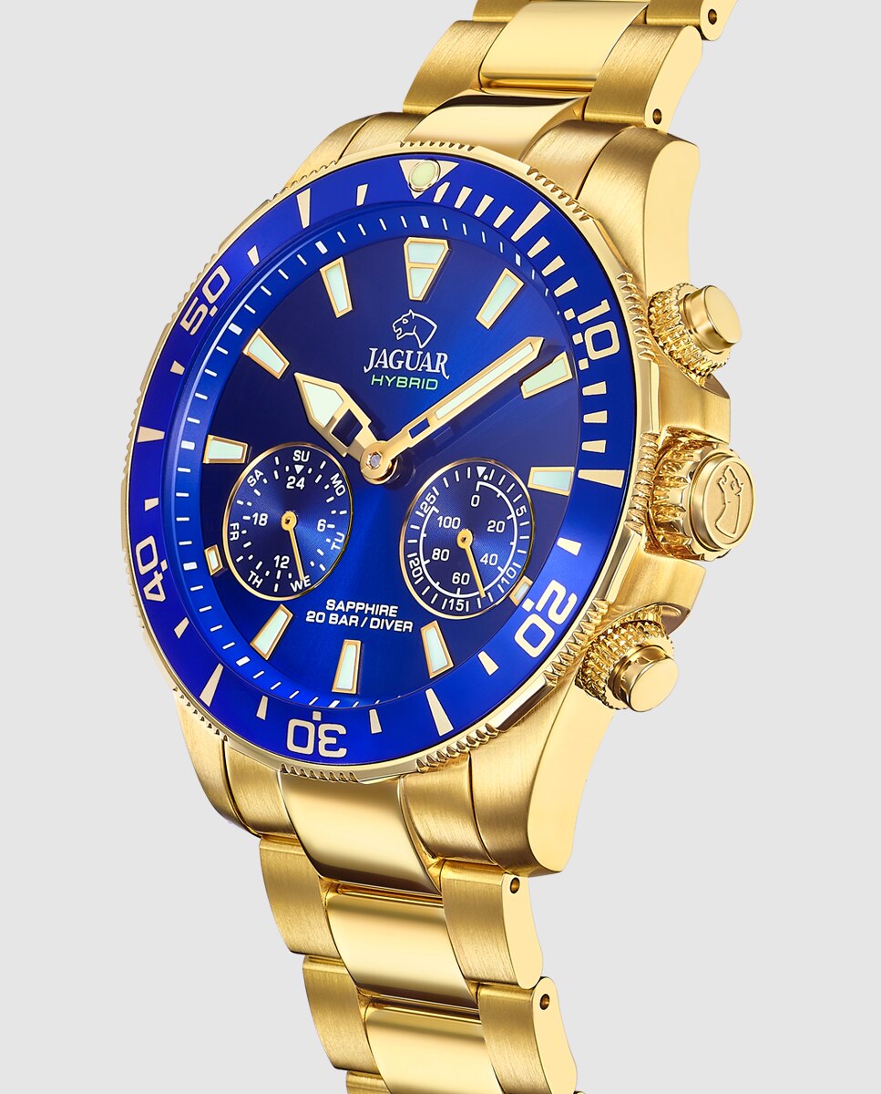 Smartwatch de hombre j899 b de acero - Jaguar - Oro Oro-3