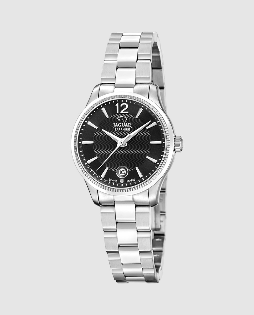 Imagen 0 de Reloj de mujer j1045/d swiss made de acero Plateado