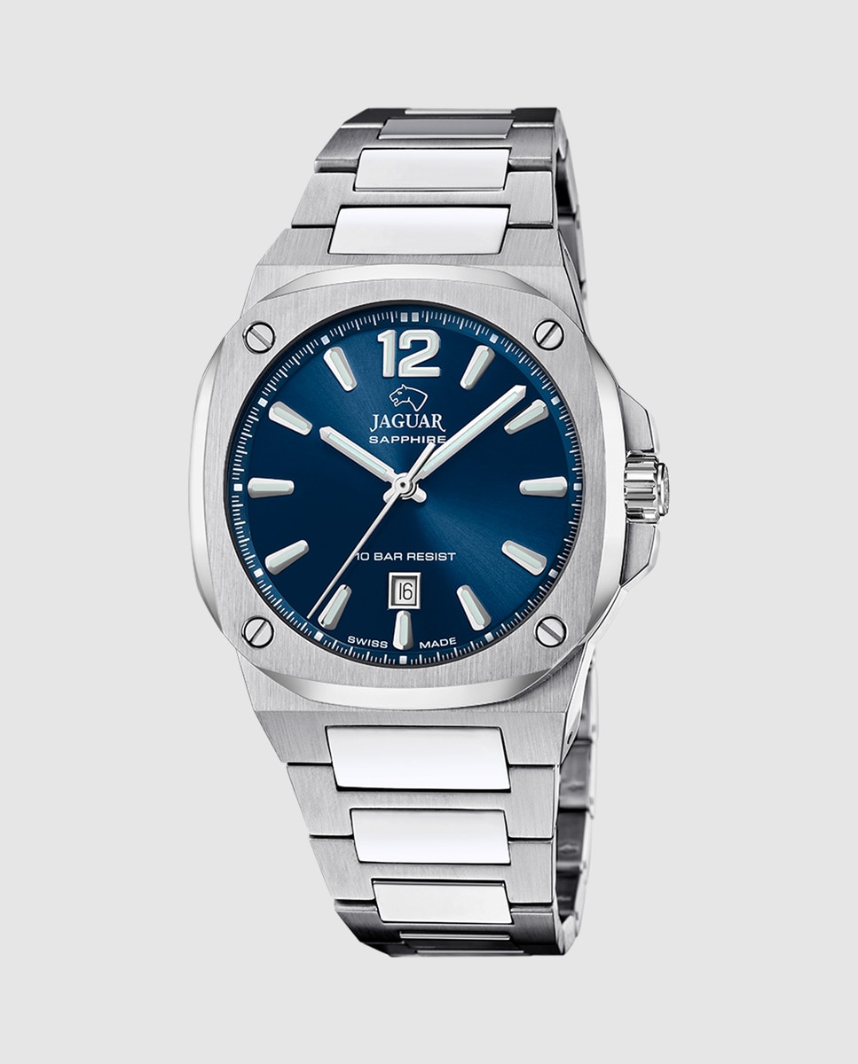 Imagen 0 de Reloj de hombre j1024/a de acero plateado Plateado