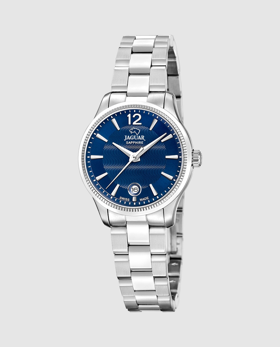 Imagen 0 de Reloj de mujer j1045/c swiss made de acero Plateado