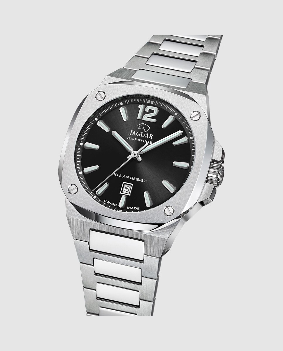 Reloj de hombre j1024/c de acero - Jaguar - Plateado Plateado-3